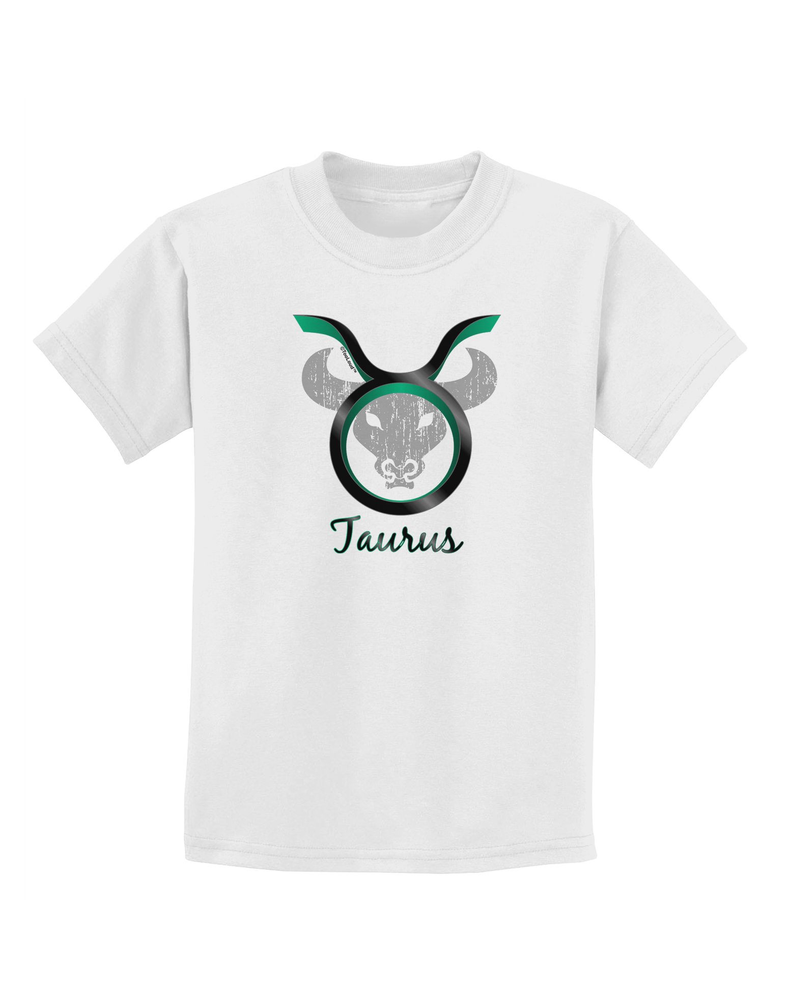 TooLoud Taurus Zodiac Sign Kids T-Shirt - Comfortable Cotton Tee for Boys & Girls - Perfect for Birthday Gifts, School Wear & Astrology Lovers