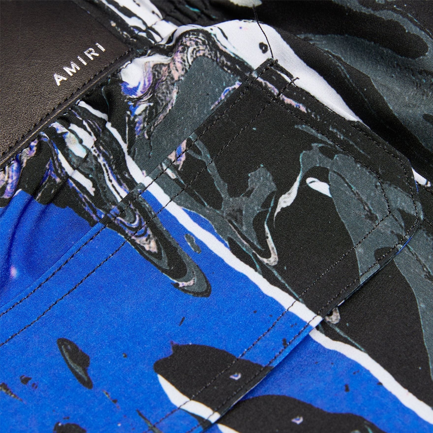 Amiri Paint Drip Swim Shorts for Men - Stylish Beachwear with Artistic Design | Perfect for Swimming, Vacation & Summer Outfits