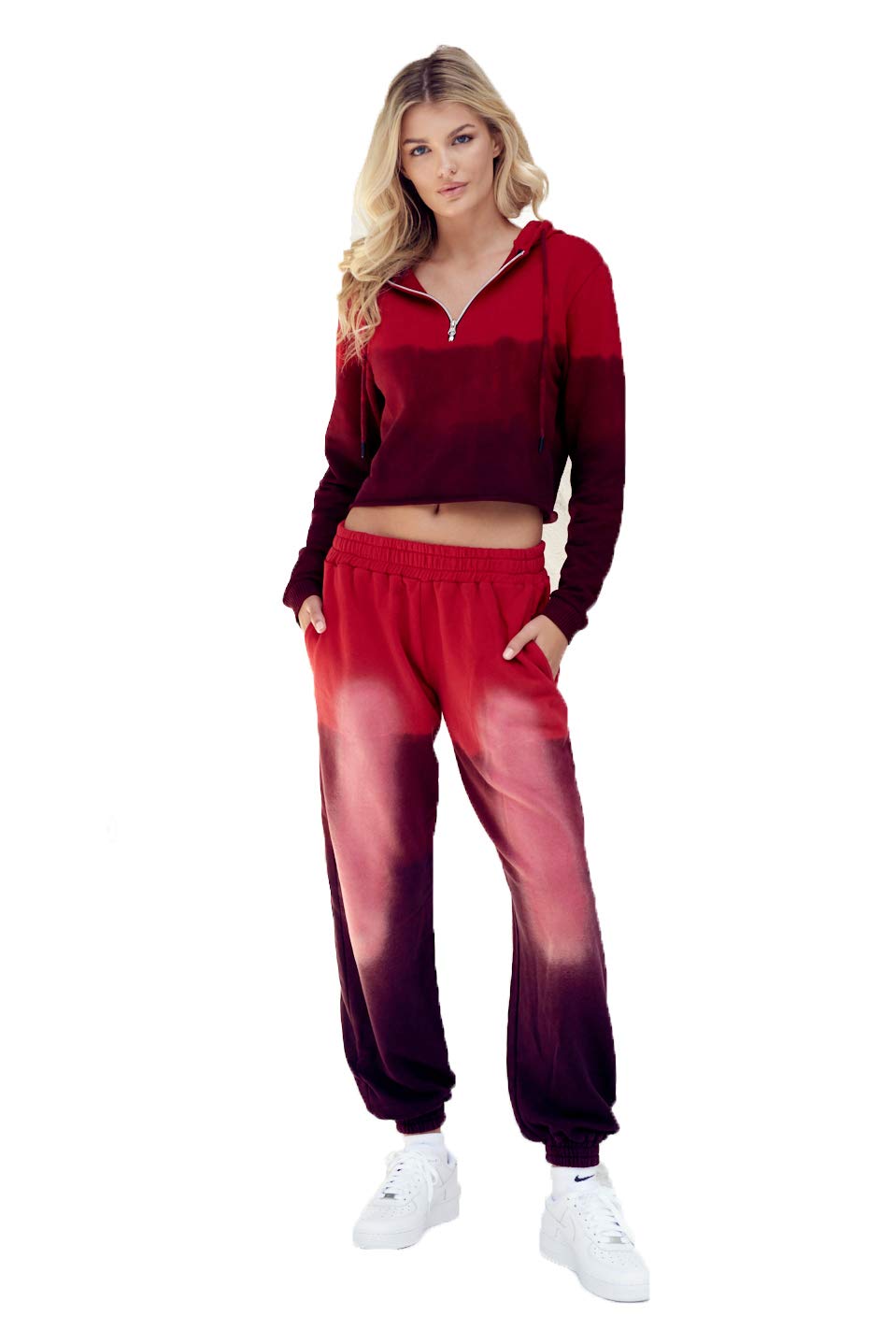 Women's Tie Dye Lounge Set - 2 Piece Long Sleeve Hoodie & Sweatpants Outfit | Soft Comfortable Sweatsuit for Yoga, Home Relaxation & Casual Wear