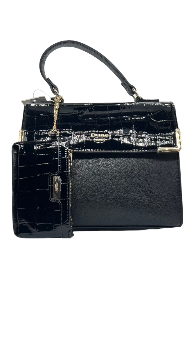 Dune London Croc Effect Handbag for Women - Stylish & Durable Leather Shoulder Bag - Perfect for Work, Travel & Evening Out