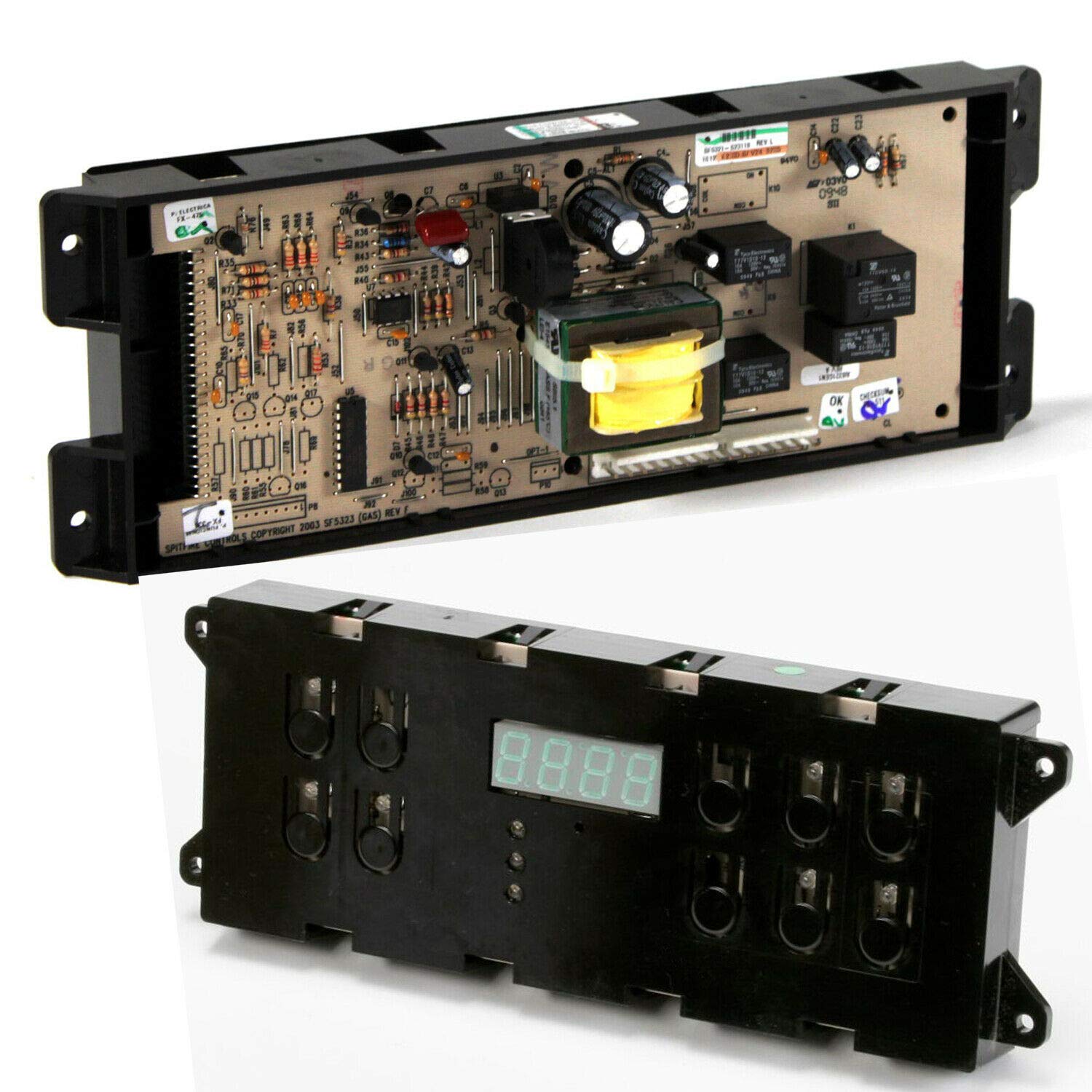 Global Solutions - Range Clock Control Board 316418311-316452311 Replacement Part for Ovens & Stoves | Perfect for Kitchen Appliance Repair & DIY Home Maintenance