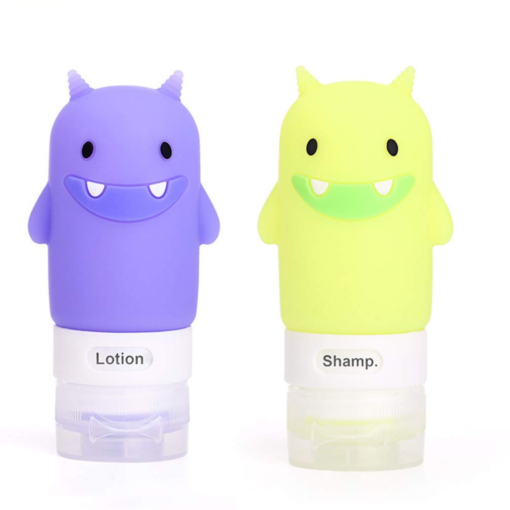 Lurrose 3-Piece Travel Bottle Set - Leak Proof Refillable Cosmetic Containers for Toiletries, Shampoo, Lotion | Perfect for Air Travel, Gym, Camping & Vacation Essentials