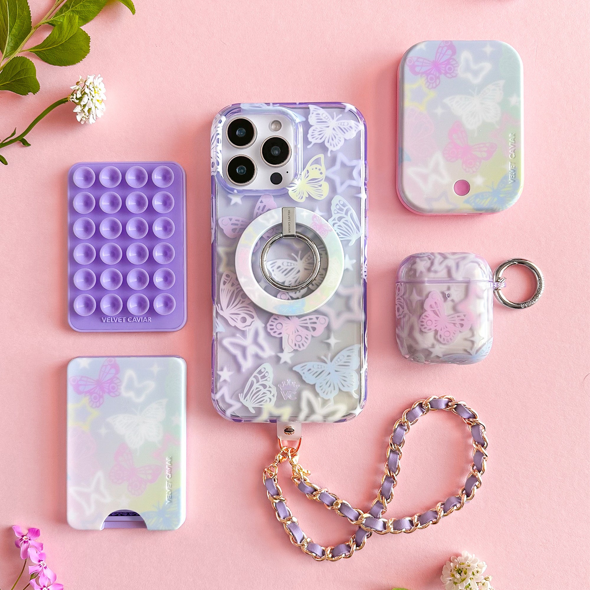 Butterfly Fantasy AirPod Case - Cute Protective Cover for Apple AirPods 1/2/3 Pro - Durable Lightweight Design for Daily Use, Travel & Gym