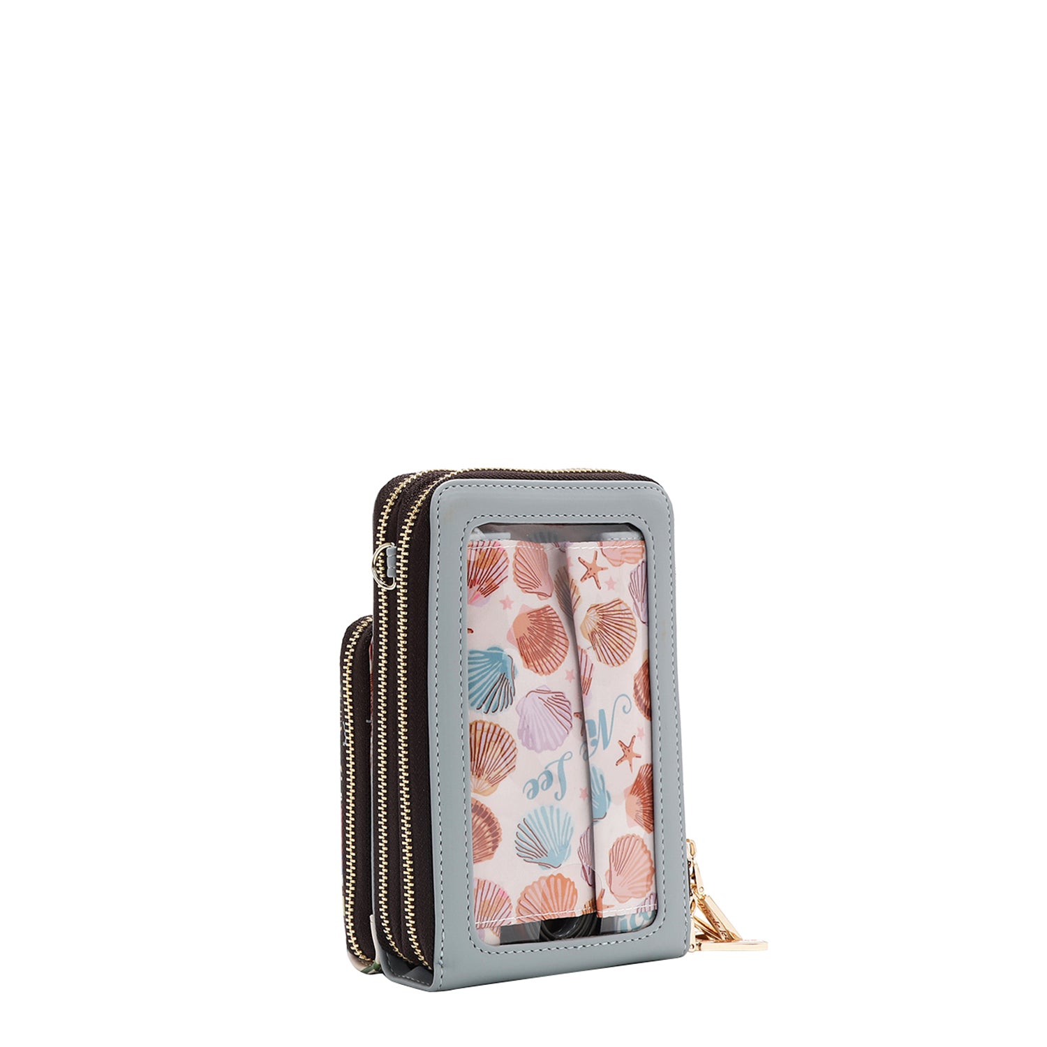 Multi-Zip Crossbody Phone Case - Secure & Stylish for Travel, Shopping, and Everyday Use