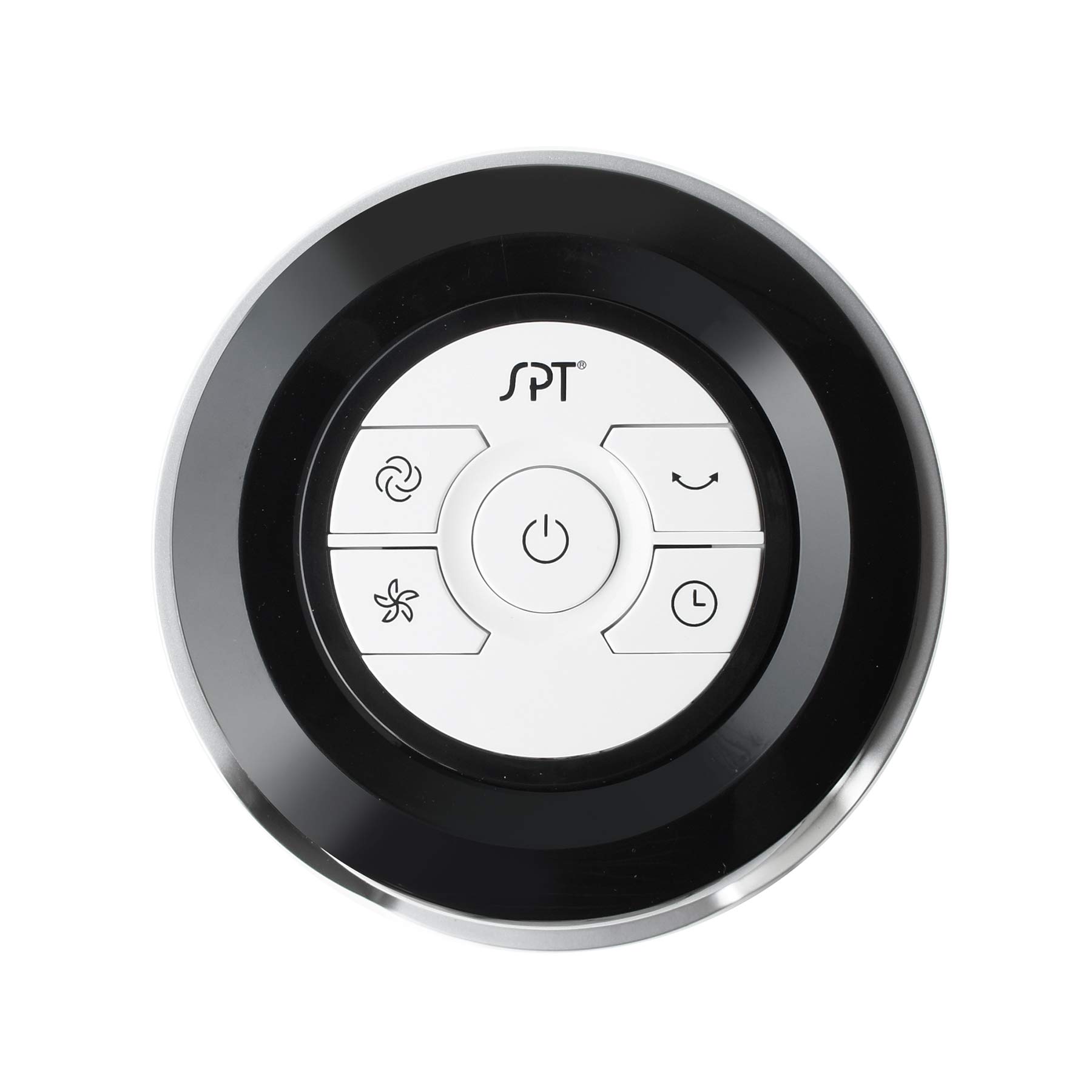 SPT SF-1536WB White Tower Fan with Remote Control, 3-Speed Settings & 12-Hour Timer - Perfect for Bedroom, Office & Home Cooling