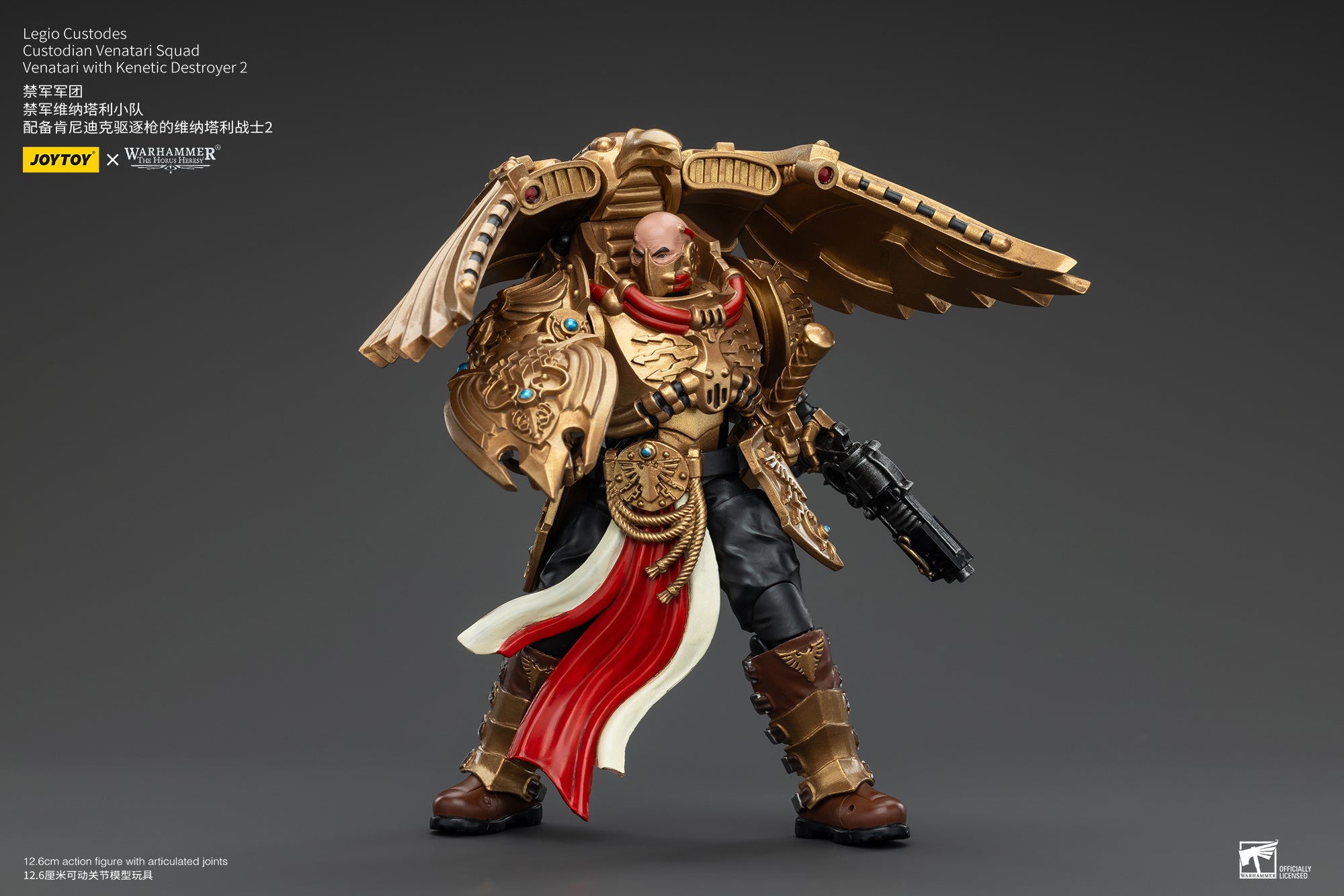 1/18 Scale JOYTOY Warhammer The Horus Heresy Action Figures - Legio Custodes Aquilon Terminator Squad & Custodian Venatari Squad | Collectible Miniatures for Tabletop Gaming and Display