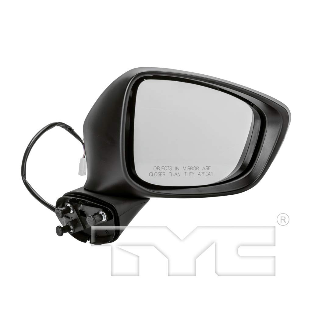 Replacement Power Side Mirror for Mazda CX-5 2013-2014 Passenger Side with Turn Signal - Non-Heated - Compatible with KD35-69-121H & MA1321175 - Perfect for Parking Assistance & Blind Spot Safety