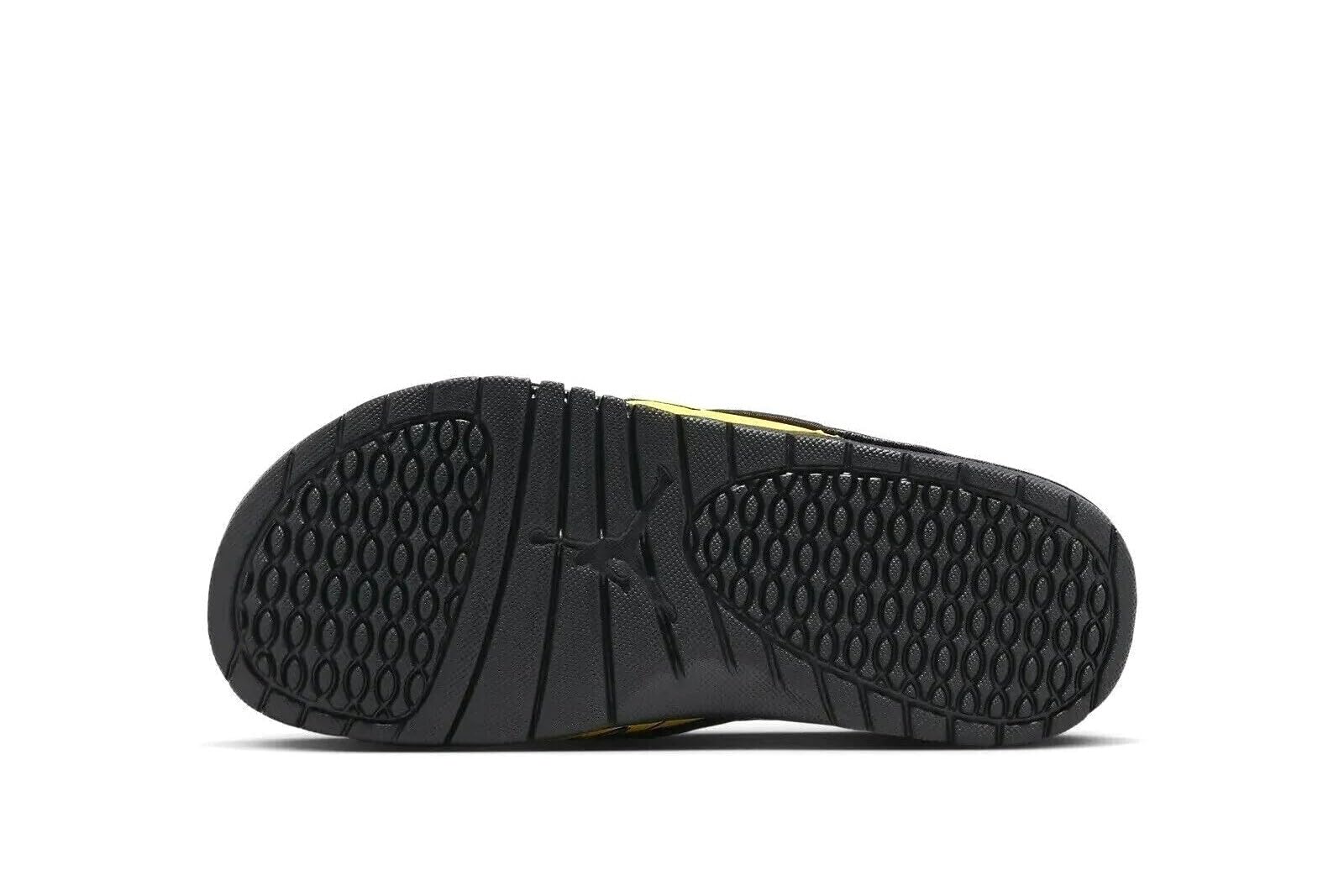 Nike Jordan Hydro IV Retro Men's Slides - Black/Tour Yellow | Comfortable & Stylish Sandals for Men | US Size 14 | Perfect for Poolside, Beach, Gym & Casual Wear