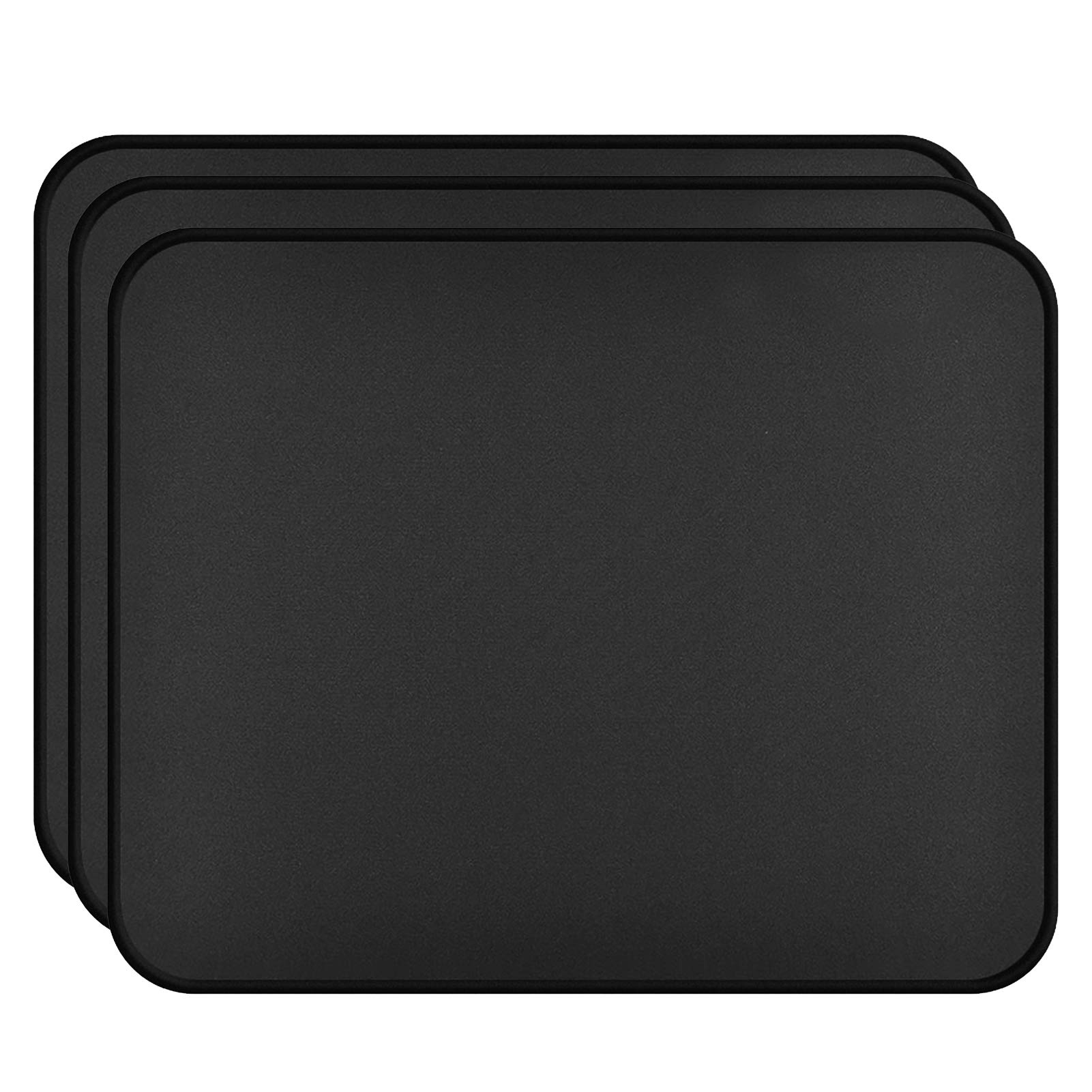3 Pack Gaming Mouse Pad Set - Non-Slip Rubber Base, Anti-Fray Stitched Edges, Smooth Surface for PC/Laptop (11x8.7in) - Perfect for Office Work, Online Gaming & Home Use
