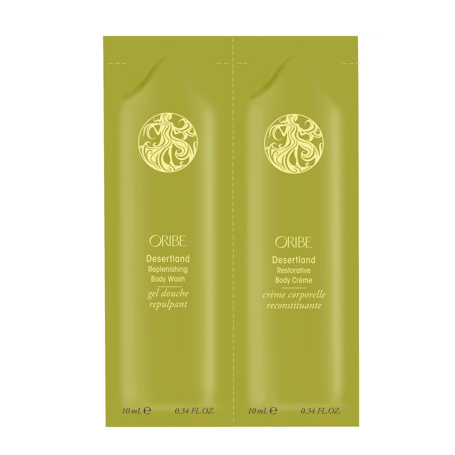 Desertland Hydrating Body Wash & Moisturizing Cream Travel Set - Gentle Cleansing & Nourishing for Dry Skin | Perfect for Gym, Travel & Daily Skincare Routine