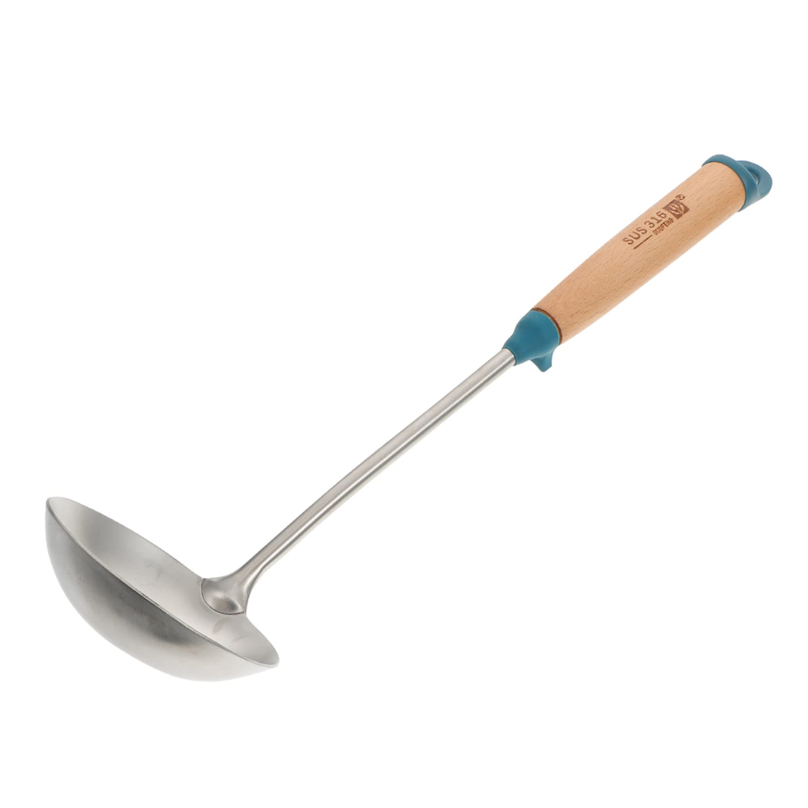 Premium Stainless Steel Spatula with Wooden Handle - Durable Kitchen Utensil for Cooking, Flipping & Serving - Ideal for Non-Stick Pans, Grilling, Baking & Soup Scooping
