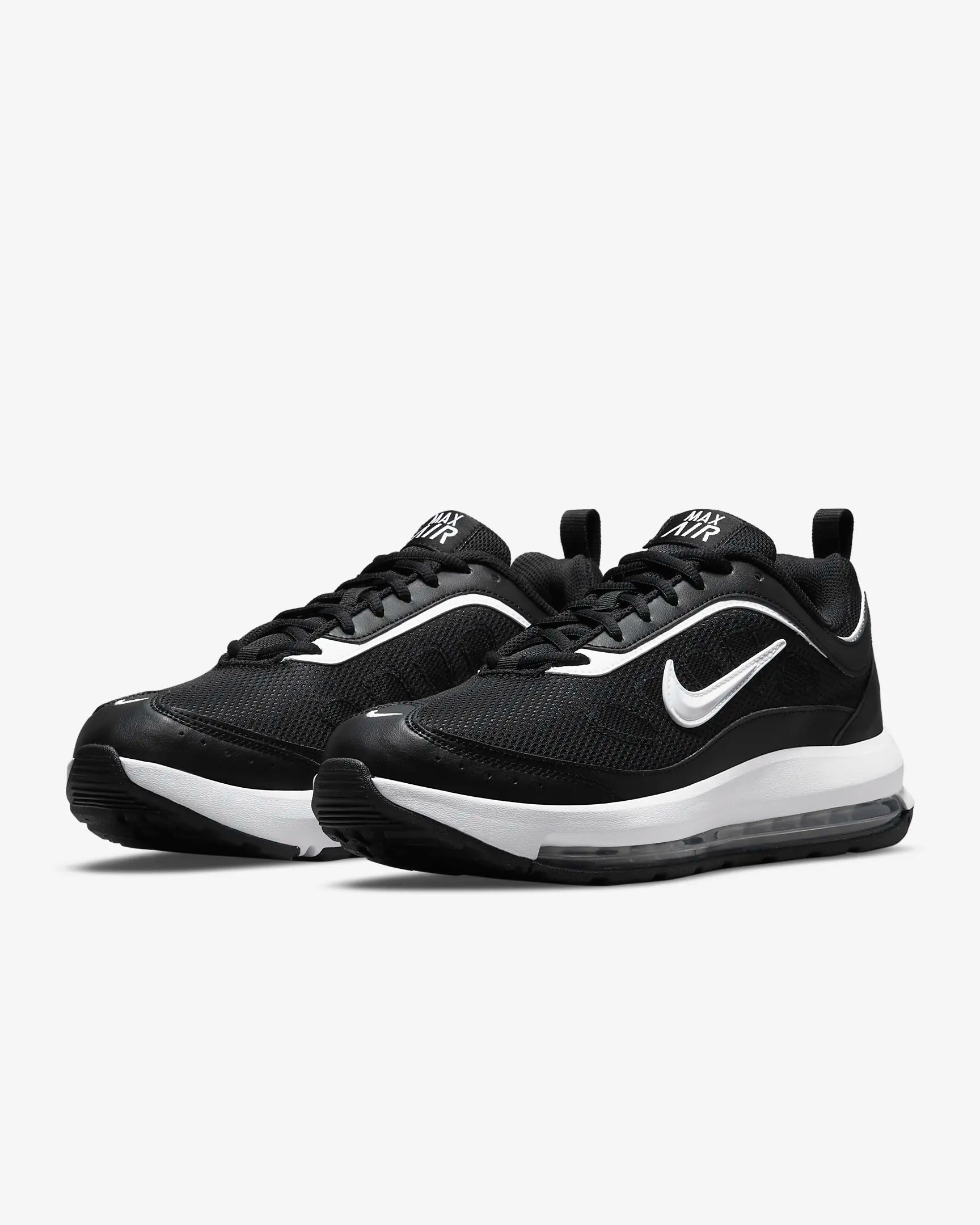 Nike Men's Air Max AP Running Shoes - Black/Bright Crimson/White - Lightweight Comfort for Jogging, Gym & Casual Wear