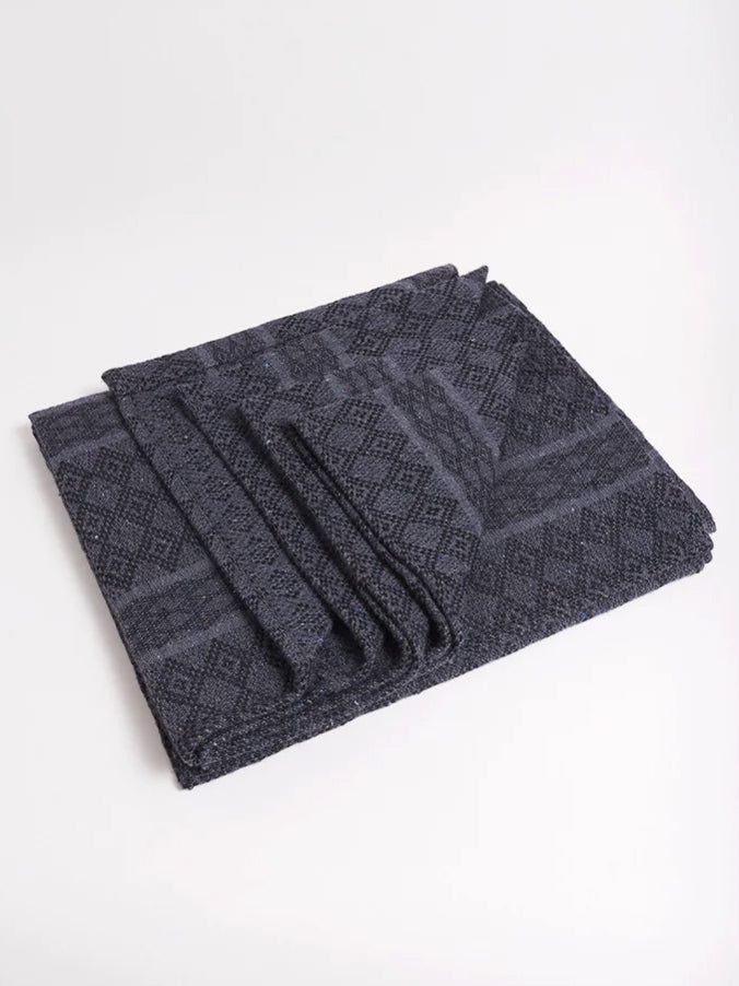 Manduka Premium Cotton Blanket - Soft & Breathable Yoga Blanket for Meditation, Home Decor & Travel - Thunder Gray - Eco-Friendly & Machine Washable