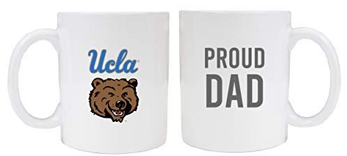 UCLA Bruins Proud Dad White Ceramic Coffee Mug - 15oz Insulated Travel Mug for Hot & Cold Drinks - Perfect Gift for Father's Day, Graduation, or Sports Fans - Dishwasher & Microwave Safe