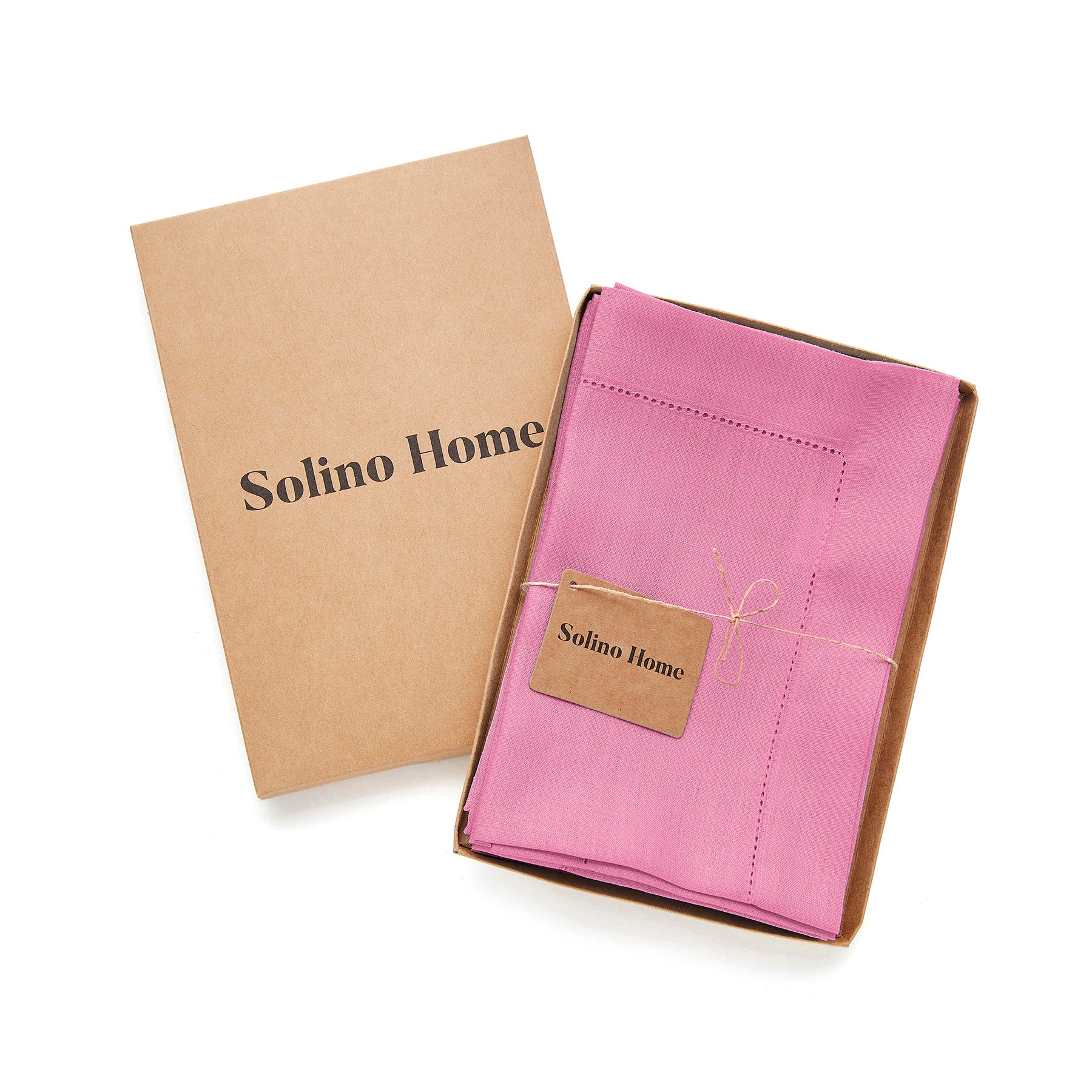 Premium Classic Hemstitch Linen Napkins - Elegant Dinner Table Decor for Weddings, Parties & Fine Dining