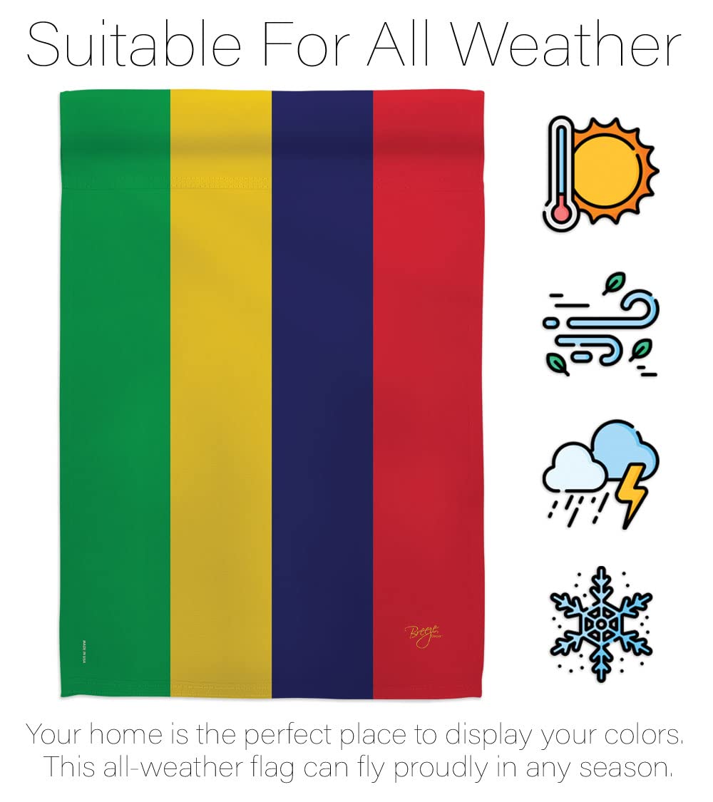 Mauritius National Flag Set 28