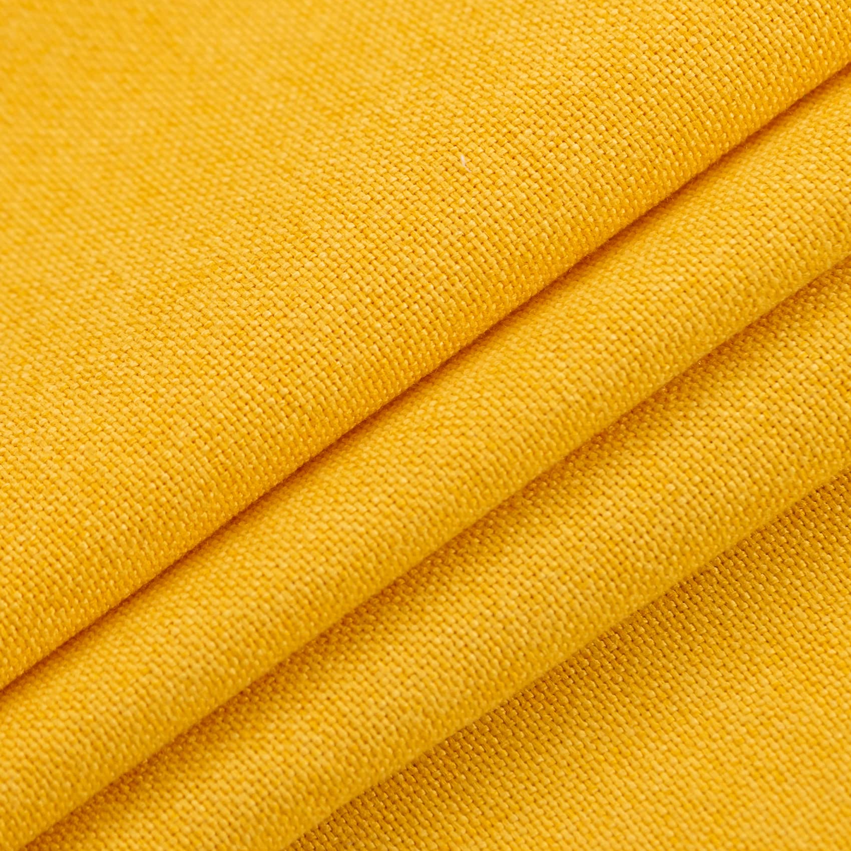 UPOPO Yellow Linen Textured Valance Curtain Topper - 54