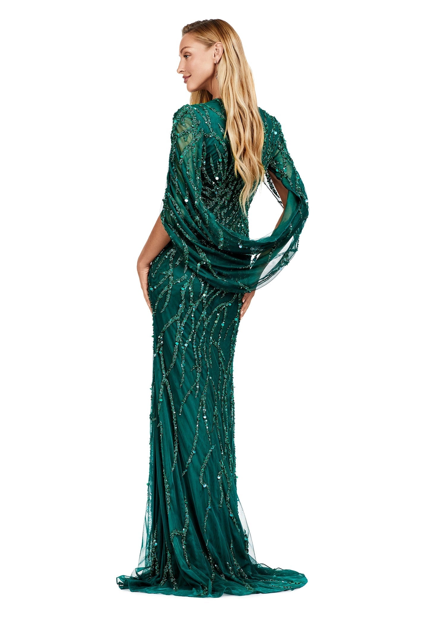 ASHLEYlauren 11430 Women's Elegant Party Dress - Perfect for Evening Events, Weddings & Special Occasions