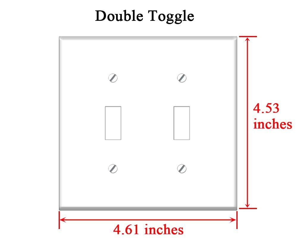 3D Teddy Bear Soccer Switch Plate - Double Toggle for Kids' Room Decor