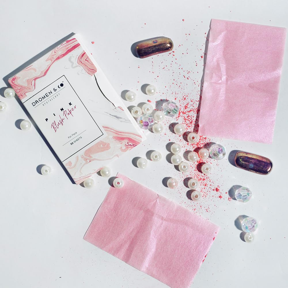 Dromen & Co Pink Blush Paper - Premium Aesthetic Stationery for Journaling, Scrapbooking & Wedding Invitations | Perfect for DIY Crafts, Bullet Journals & Gift Wrapping