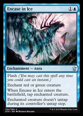 Magic The Gathering Encase in Ice (054/264) - Dragons of Tarkir Card for MTG Deck Building & Strategy Gameplay