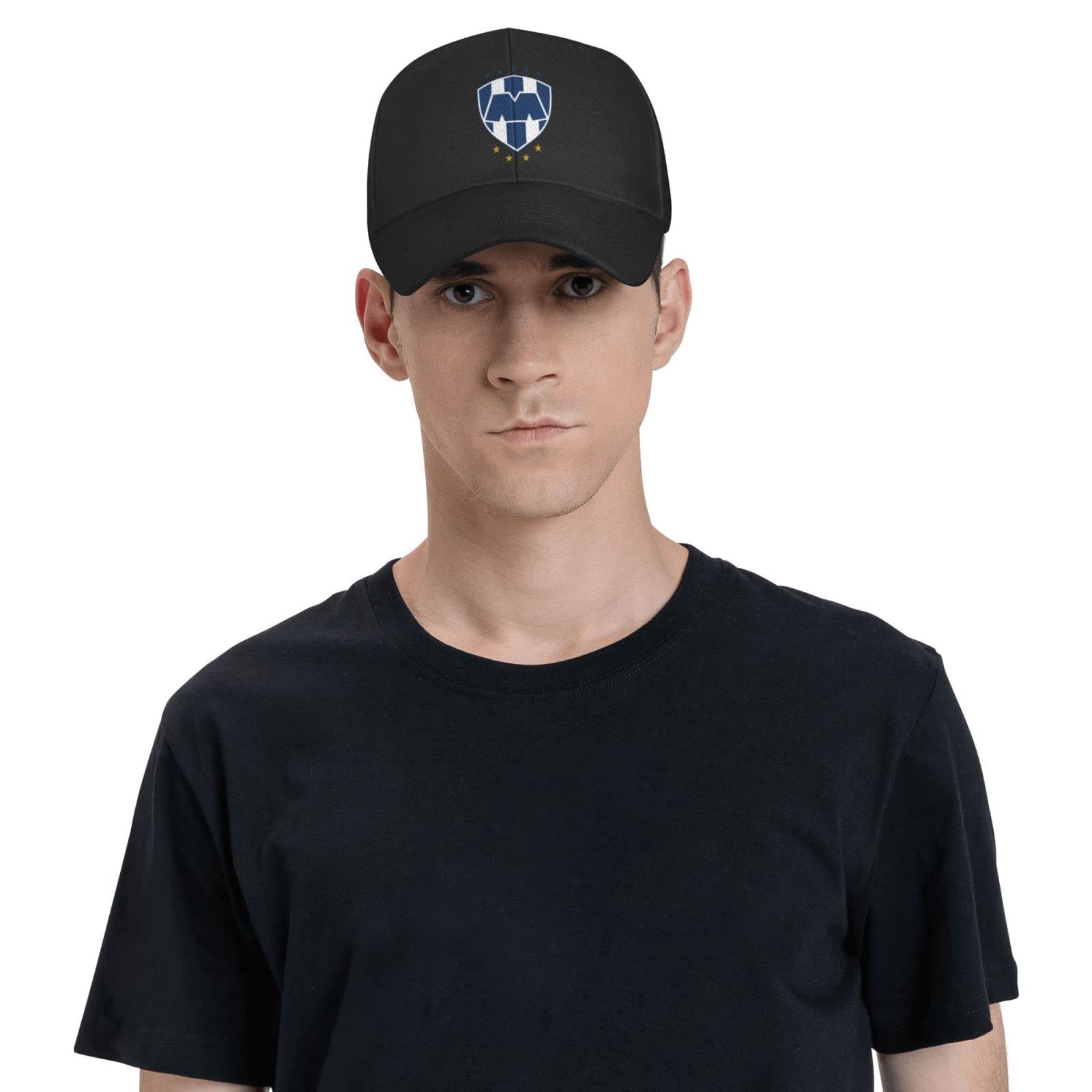 Deportivo Toluca F.C. Unisex Baseball Cap - Adjustable Dad Hat for Men & Women - Cowboy Style Plain Black Hat for Sports Fans, Casual Wear & Outdoor Activities