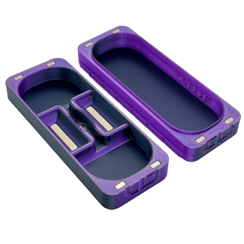 Premium Fingerboard Coffin Case - Durable Skateboard Miniature Storage Box for Tech Decks & Fingerboards - Perfect for Collectors, Skaters & Office Desk Decor