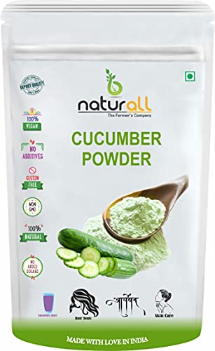Organic Cucumber Powder for Skin Care, Juicing & Cooking | 100% Natural Food Grade | Hydrating Face Mask & Detox Drink Ingredient | 200g by B Naturall | Perfect for DIY Beauty Recipes & Healthy Smoothies