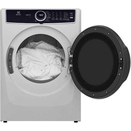 Electrolux ELFE763CAW 8.0 Cu. Ft. Front Load Electric Dryer - White | Large Capacity, Energy Efficient | Perfect for Laundry Rooms & Apartments
