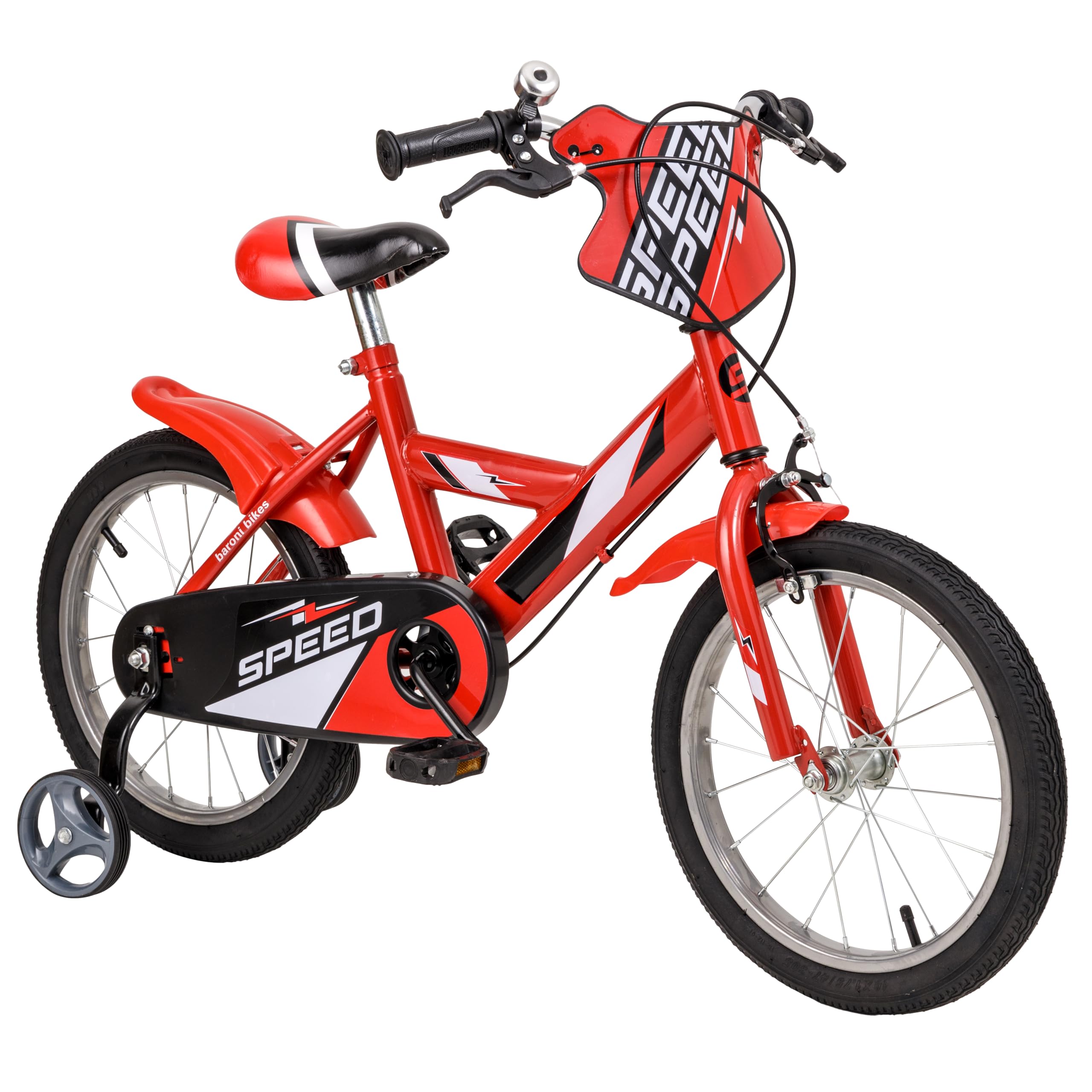 Baroni Kids Bicycle with Training Wheels - 12