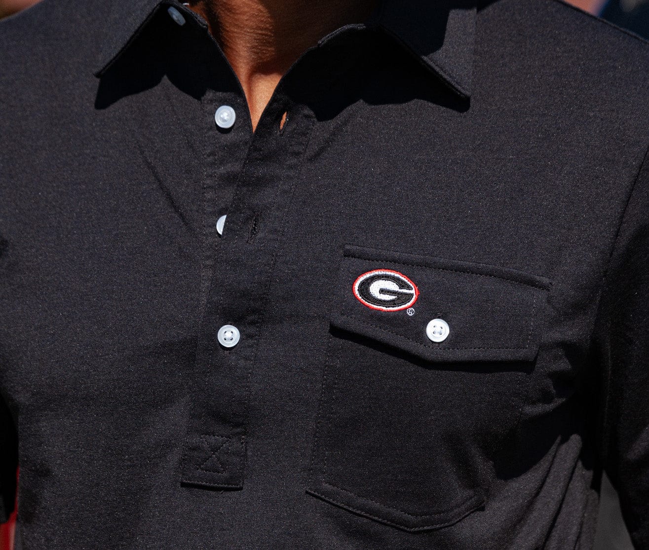 Georgia Bulldogs Coach's Performance Players Shirt - Moisture-Wicking, Breathable Football Jersey (Size G, Black) - Perfect for Game Day, Training & Fan Apparel