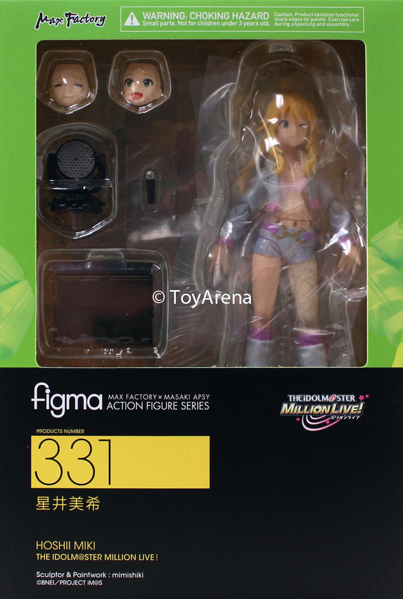 Hoshii Miki The IDOLM@STER Million Live! Figma #331 Action Figure - Anime Collectible for Fans & Gift Idea for Cosplay Enthusiasts