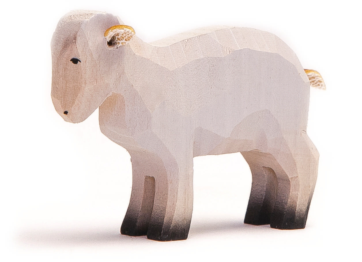 Marc Trauffer Retro Traditional Swiss Farm Animals Figurines - Handcrafted Wooden Decor for Home, Kitchen & Farmhouse Style