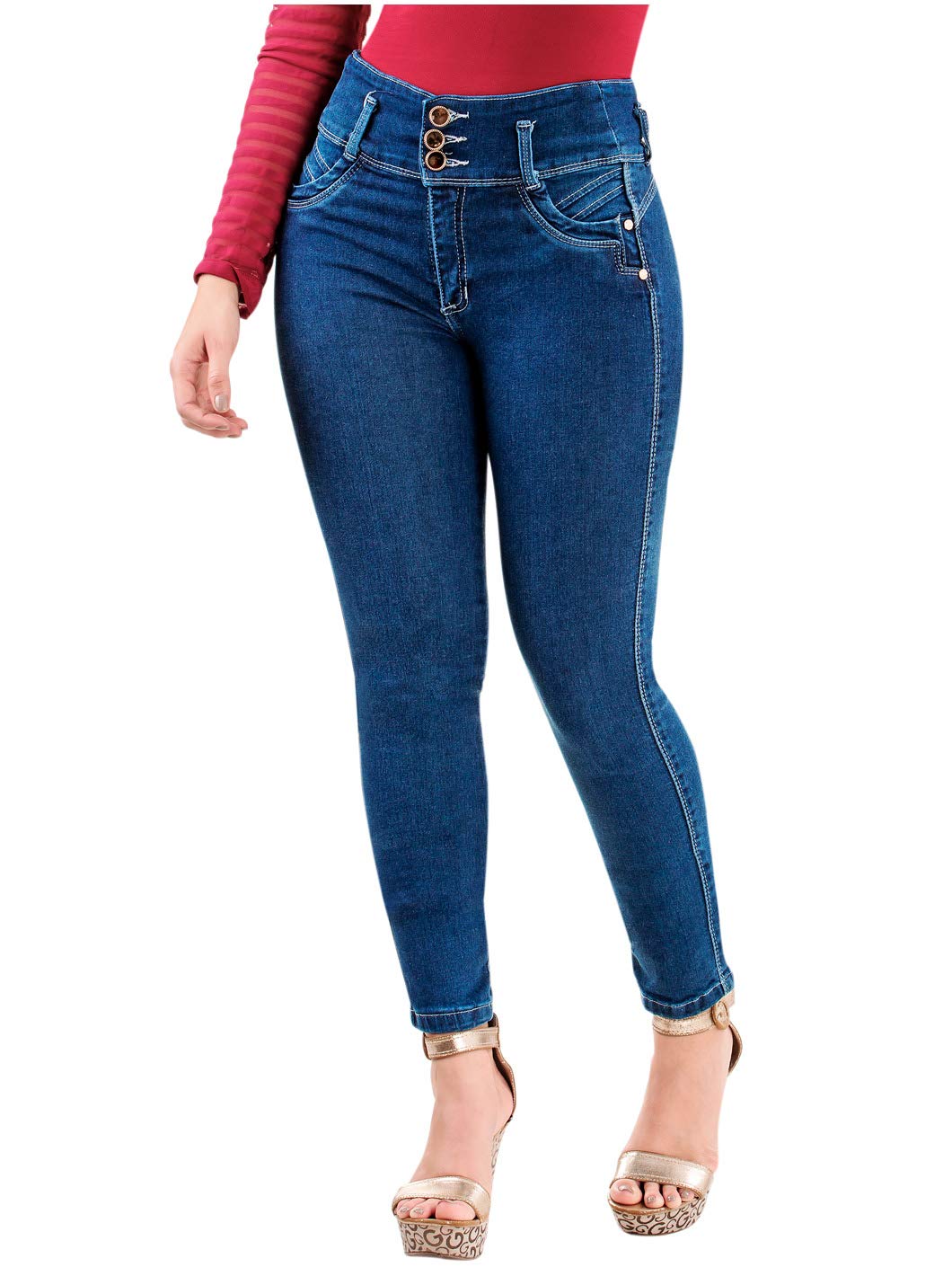 LT.ROSE Butt Lifting Jeans - High Waisted Colombian Pants for Women | Night Out & Date Night