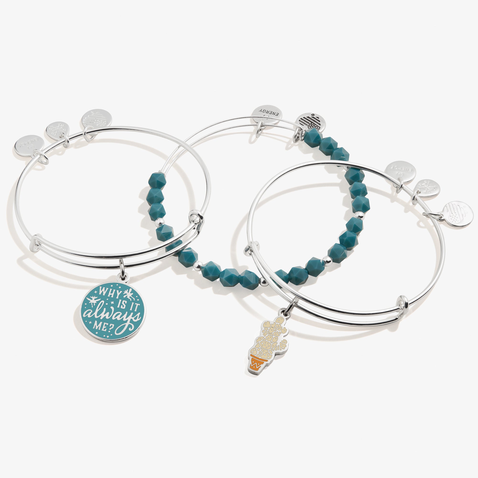 Harry Potter Neville Longbottom Bangle Bracelets Set of 3 - Magical Jewelry for Fans, Wizarding World Gifts - Perfect for Cosplay, Halloween Costumes & Potterhead Collections