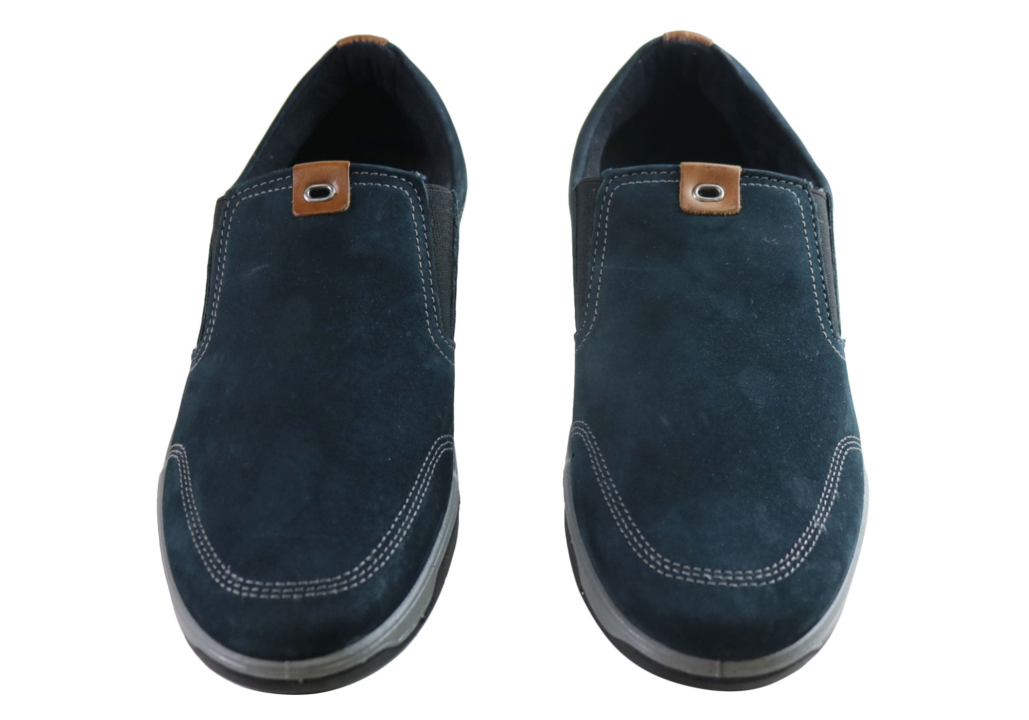 Lincoln Men's Leather Slip-On Comfort Casual Shoes - Handmade in Brazil - Perfect for Work, Travel & Everyday Wear