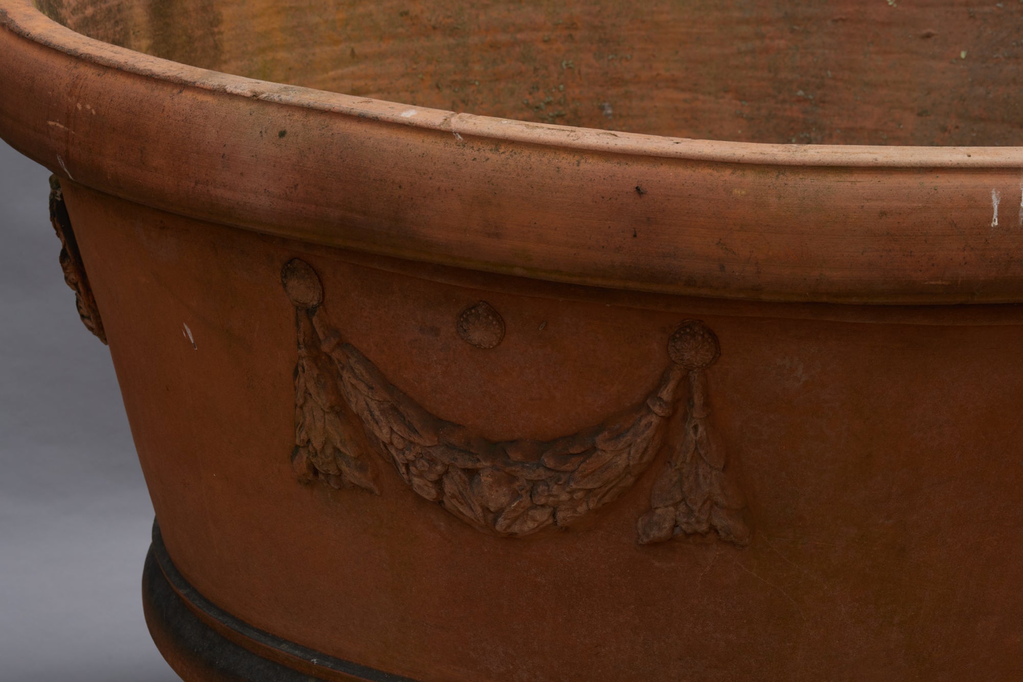 Antique 19th Century Impruneta Terracotta Pots - Large Italian Clay Planters for Garden, Patio & Home Decor
