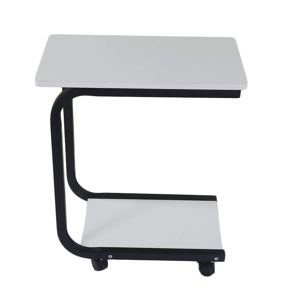 15mm Thick Chipboard Removable Coffee Table - White Modern Sofa Side Table for Living Room, Bedroom & Office Use