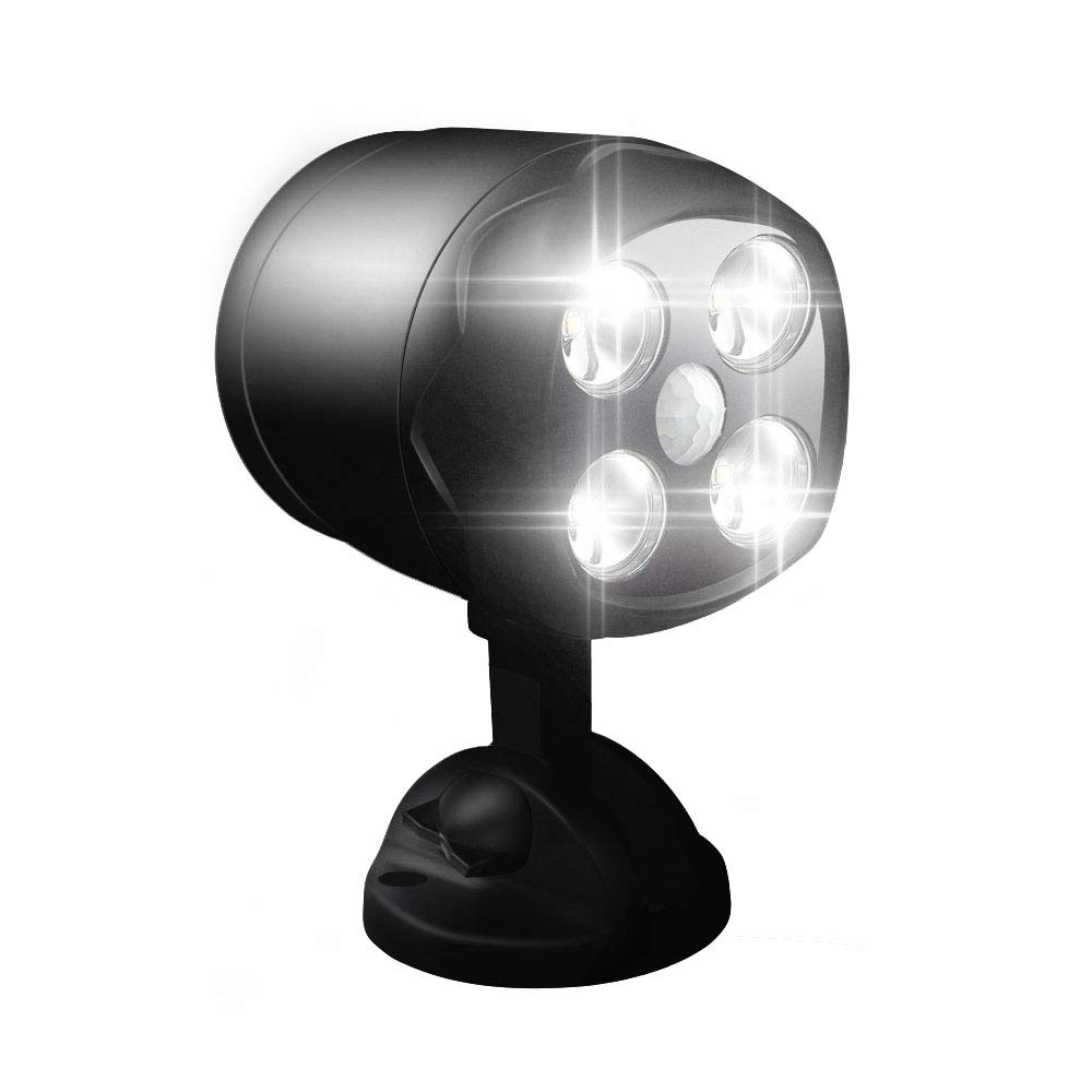 YoungPower 600 Lumen LED Motion Sensor Spotlight - Battery Operated Outdoor Wall Light with Waterproof Design for Security, Patio, Garden, Garage, Pathway & Porch Lighting | Ideal for Nighttime Safety and Energy-Efficient Home Exterior Illumination