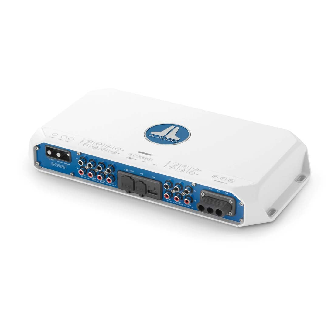 JL Audio MV700/5i MVi Series 5-Channel Marine Amplifier with DSP - Waterproof Boat Audio System for Marine, Yacht & Outdoor Adventures