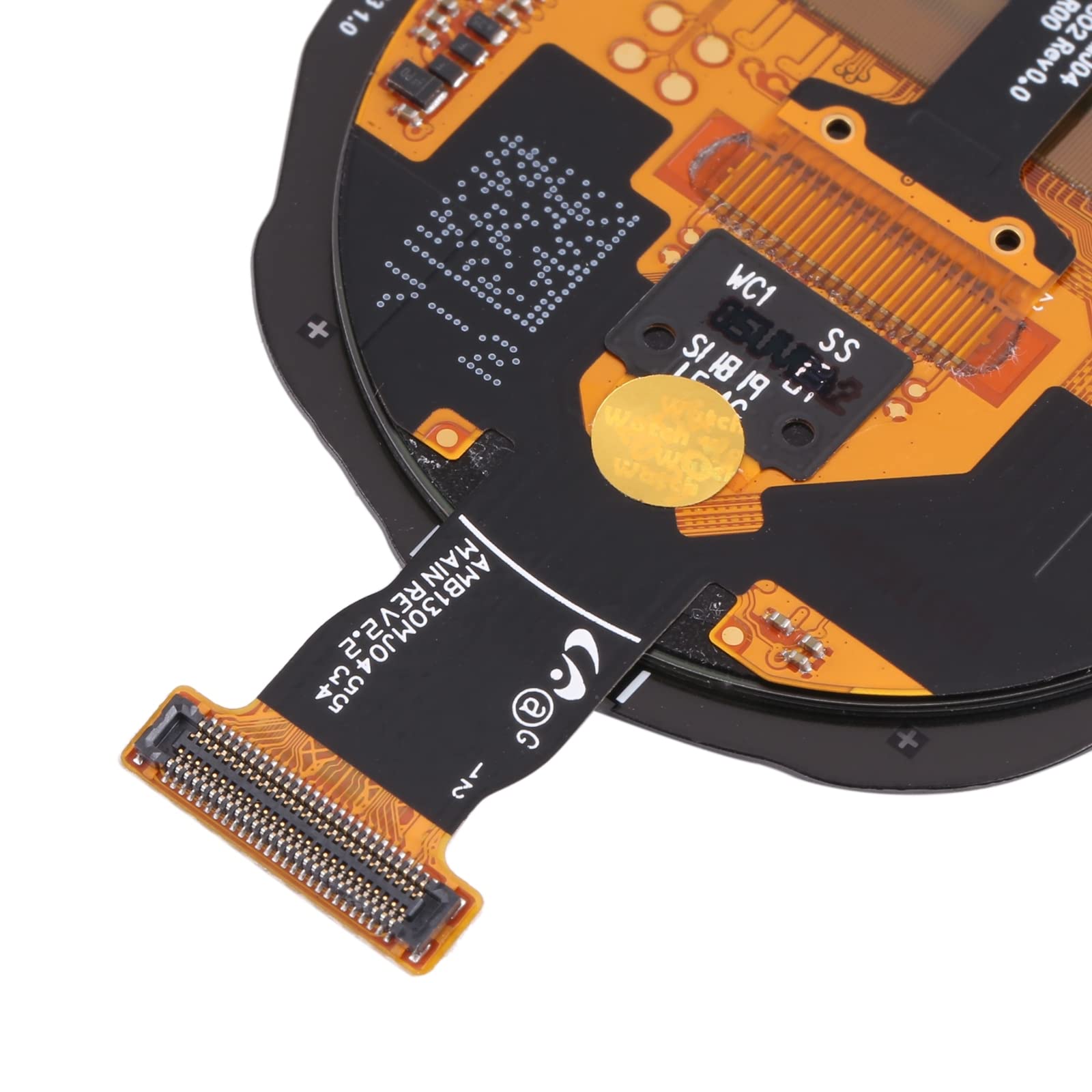 Original: HONGYAN Cell Phone LCD Screen and Digitizer Full Assembly for Samsung Galaxy Watch 46mm SM-R800 Repair   Optimized: Original HONGYAN LCD Touch Screen Digitizer Full Assembly Replacement for Samsung Galaxy Watch 46mm SM-R800 - Perfect for DIY Repair & Screen Replacement at Home or Office