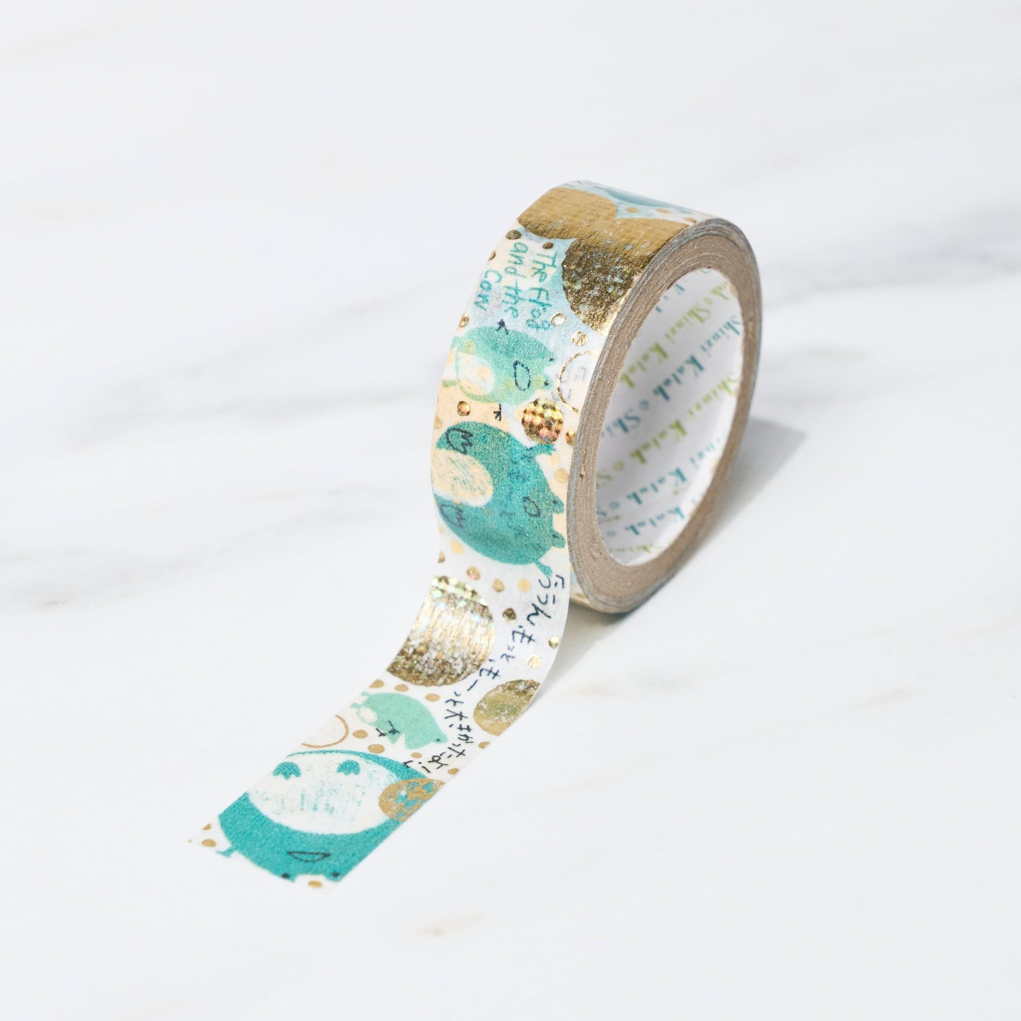 Aesop Fairy Tale Gems Masking Tape Set - Shinzi Katoh Kirapika Decorative Washi Tape for Scrapbooking, Journaling & Gift Wrapping - Cute Japanese Stationery for DIY Crafts, Bullet Journals & Home Decor