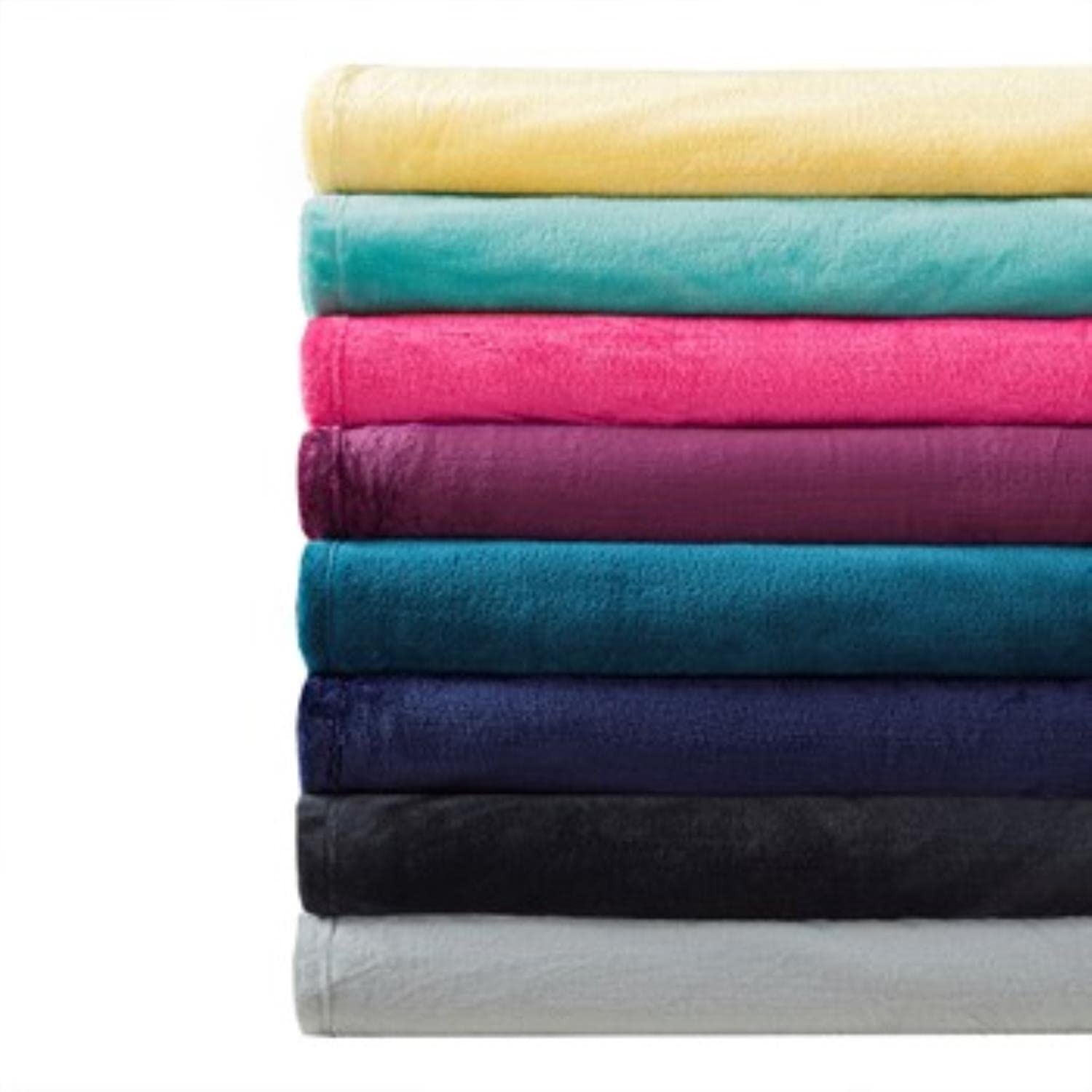 Premium Oversized Plush Throw Blanket - Soft Luxury All-Season Microlight Cover for Bed, Couch, Full/Queen Size - Aqua Blue - Perfect for Cozy Nights, Movie Time & Home Decor