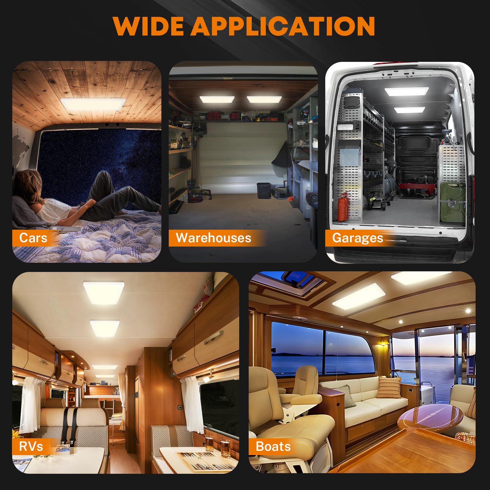 Kohree RV LED Interior Light 1500 Lumen 16.7