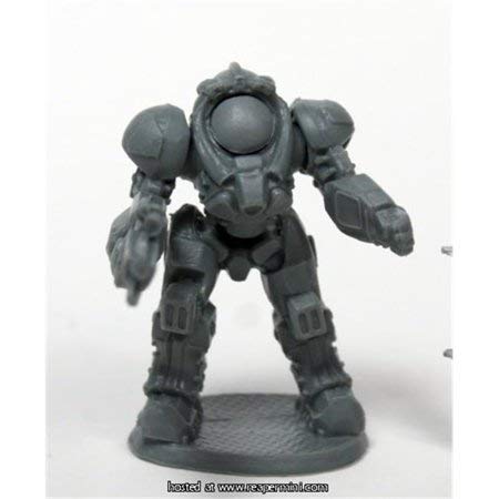 ThinkandPlay 25mm Scale Blackstar Corsair Alpha44 Miniature - Chris Lewis Bones & Chronoscope Collection - Perfect for Tabletop RPGs, Wargaming & Sci-Fi Collectors