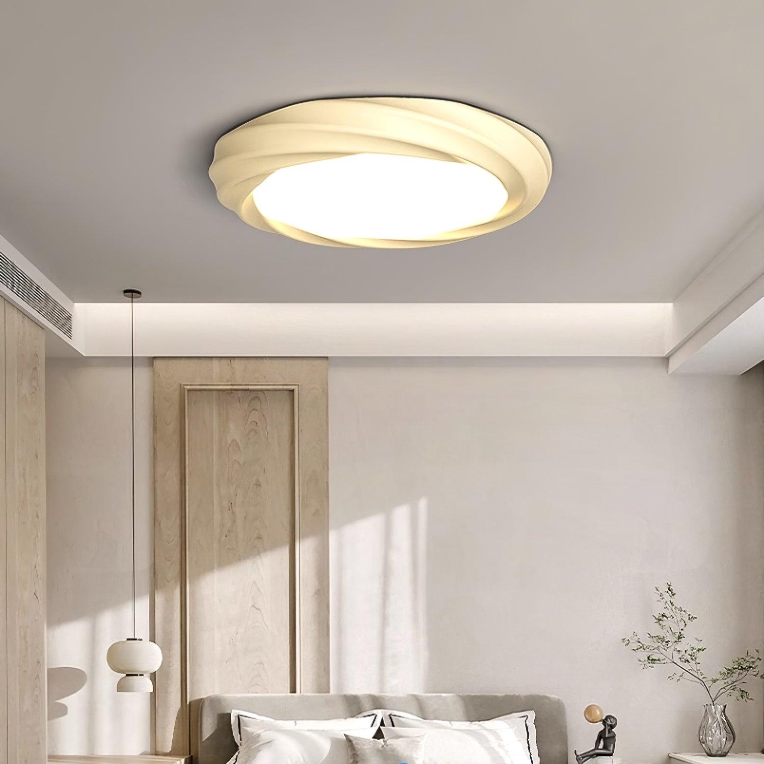 Maivy 24W LED Flush Mount Ceiling Light - Ultra Thin Round Modern Fixture, 3000K Warm White, Dimmable, for Bedroom, Kitchen, Hallway, Closet - Easy Installation, Energy Saving Indoor Lighting