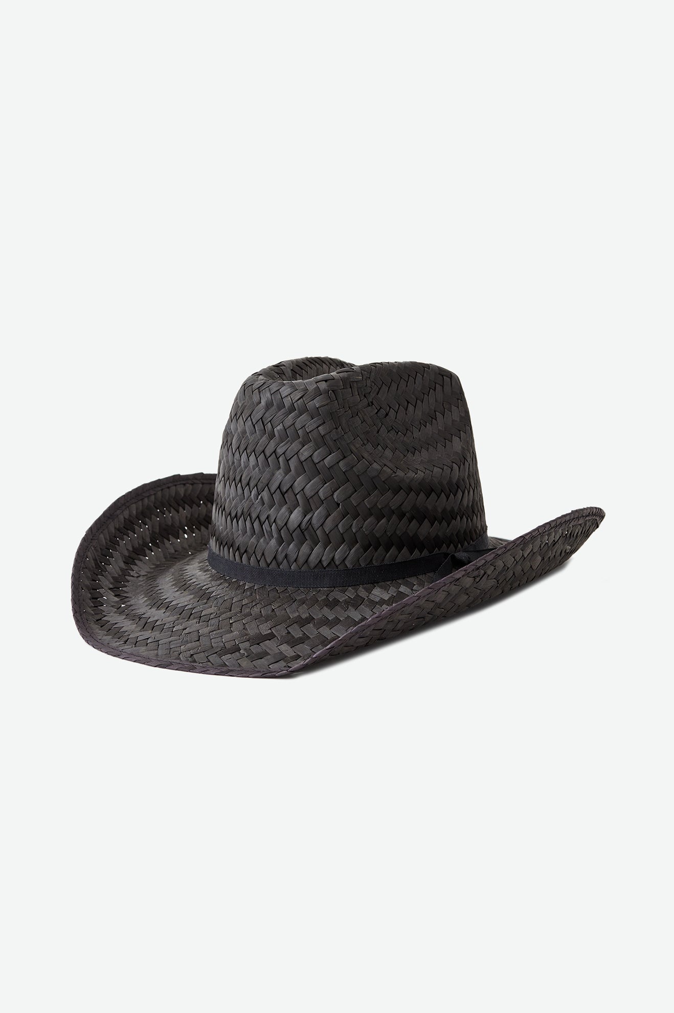 Houston Straw Cowboy Hat - Black Western Hat for Men & Women - Perfect for Rodeo, Country Music Festivals & Outdoor Adventures