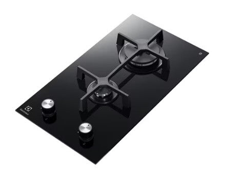 Electrolux EGC3320NOK 30cm Built-In Gas Hob with 2 Burners - LPG/PUB Compatible UltimateTaste 300 Series for Modern Kitchens & Cooking Enthusiasts