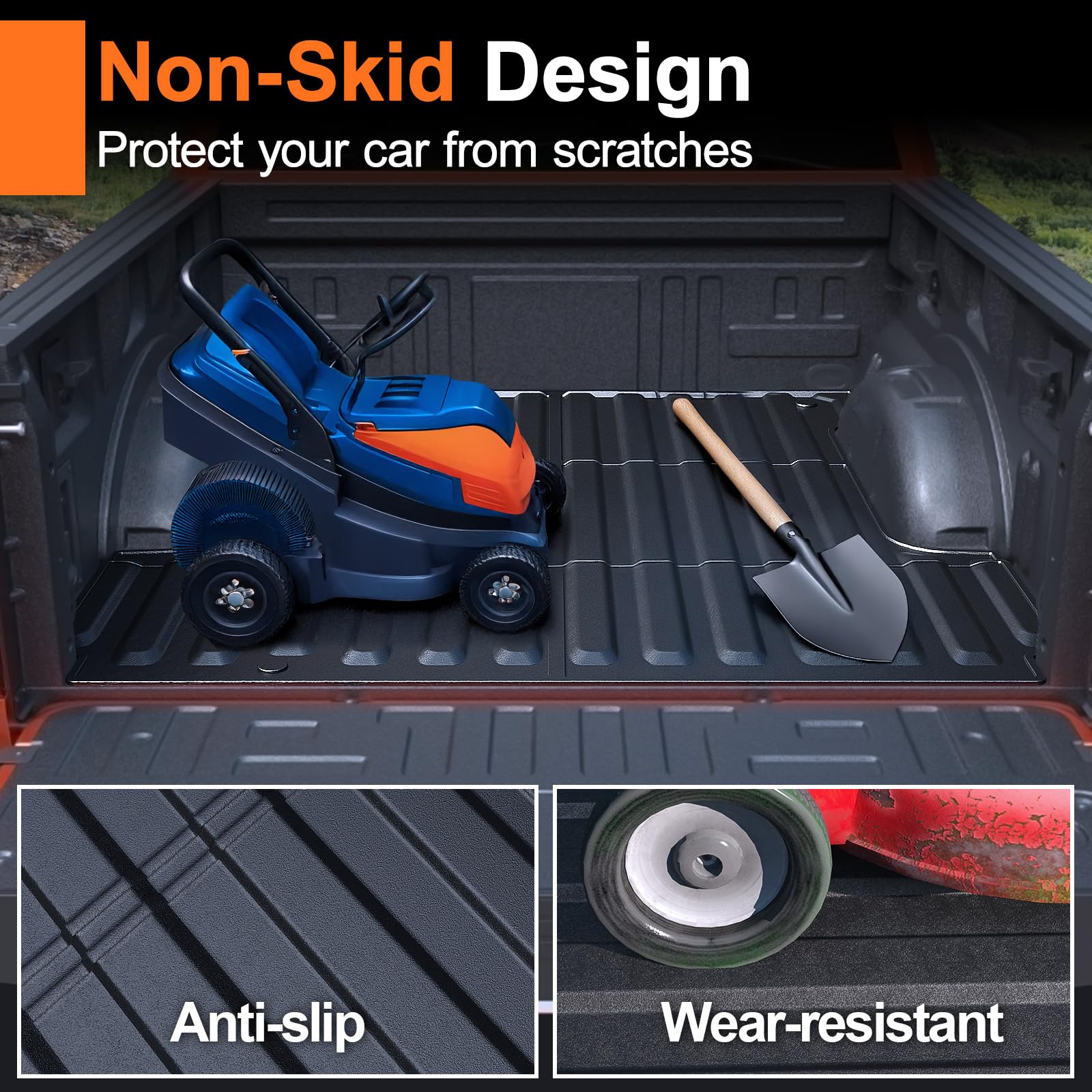 **Durable All-Weather TPE Bed Mat for 2015-2024 Ford F-150 SuperCrew 5.5FT Truck | Heavy-Duty Protection & Non-Slip Surface | Perfect for Hauling, Camping & Off-Road Adventures**