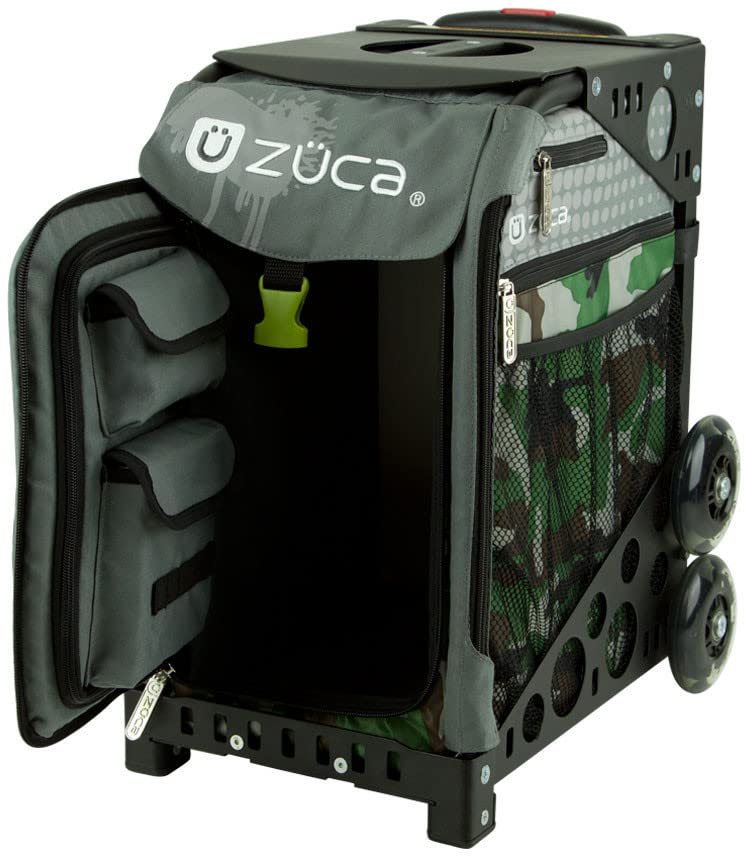 Zuca Paintball Bag with Green Frame - Durable Gear Carrier for Paintball Players - Perfect for Tournaments, Practice & Outdoor Sports